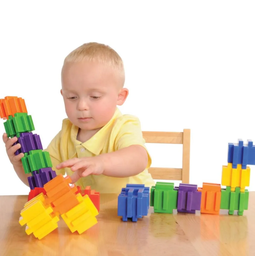 Large Connecting Cubes Manipulative Set 48 Pieces