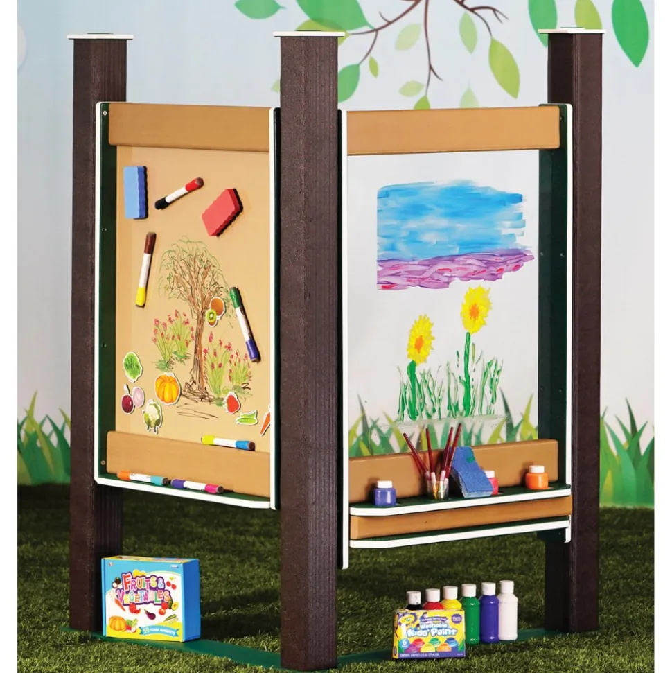 Magnetic Chalkboard and Paint Panel