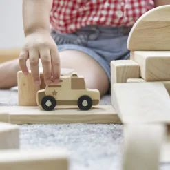 Mini Wooden Vehicles 10 Pieces
