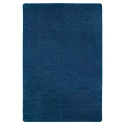 Mt. St. Helens Solid Color Carpet Blueberry Blue 4' x 6' Rectangle