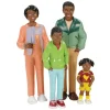 Multi-Generational Block Family Play Set African-American