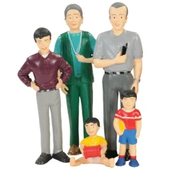 Multi-Generation Block Family Play Set Asian