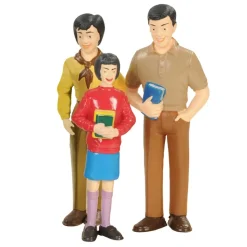 Multi-Generation Block Family Play Set Asian