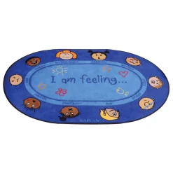 My Feelings Carpet 4' x 6' Oval