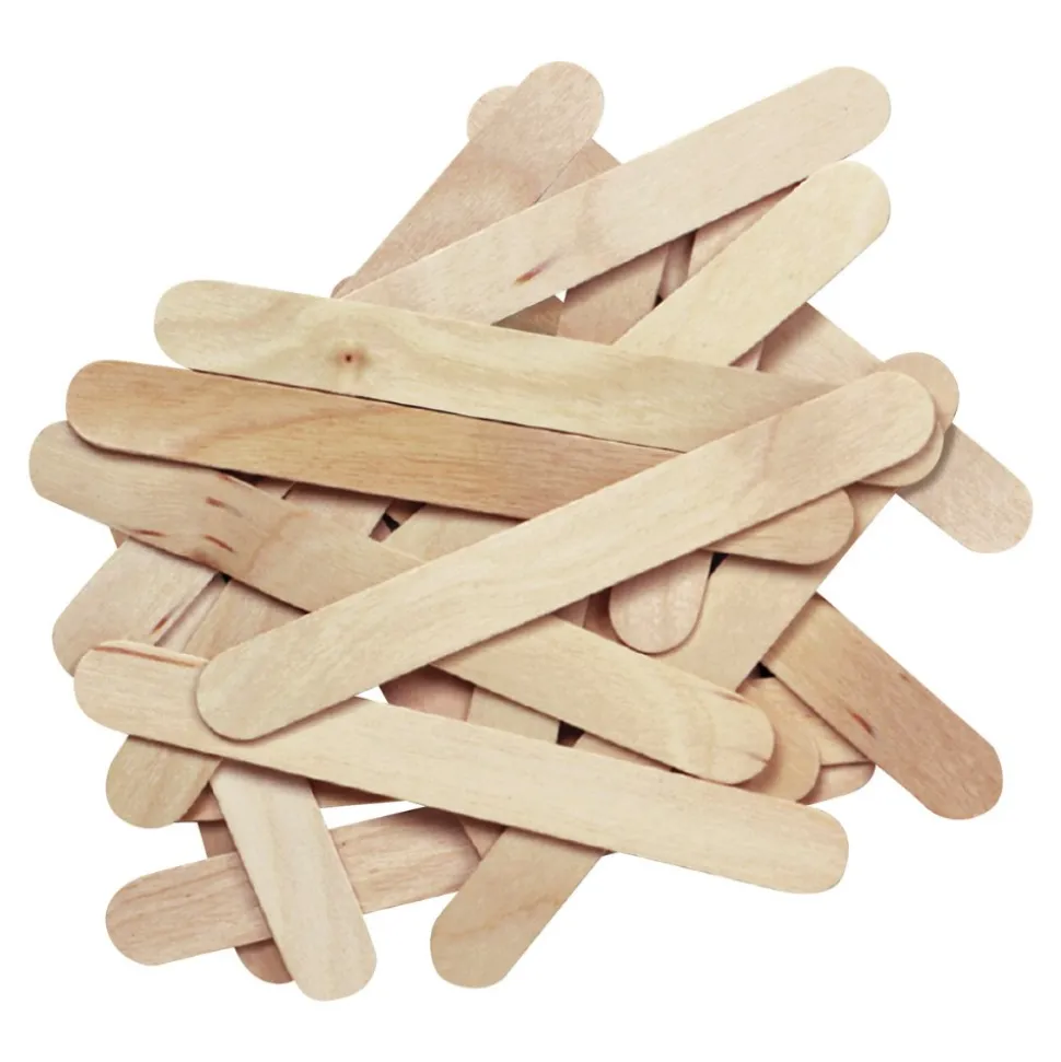 Natural Wood Craft Sticks 1000 Pieces