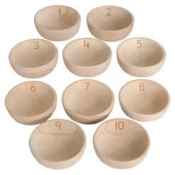 Number Bowls Set of 10