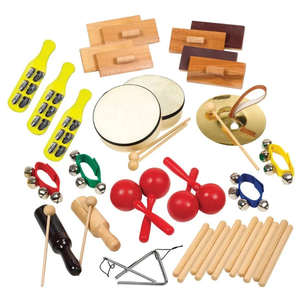 25-Player Rhythm Band Kit with 10 Instruments