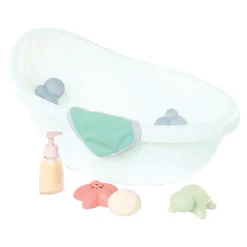 14" Plush Water Play Baby Doll & Bathtub Set