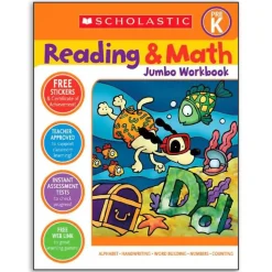 Reading & Math Jumbo Workbook for Grade PreK