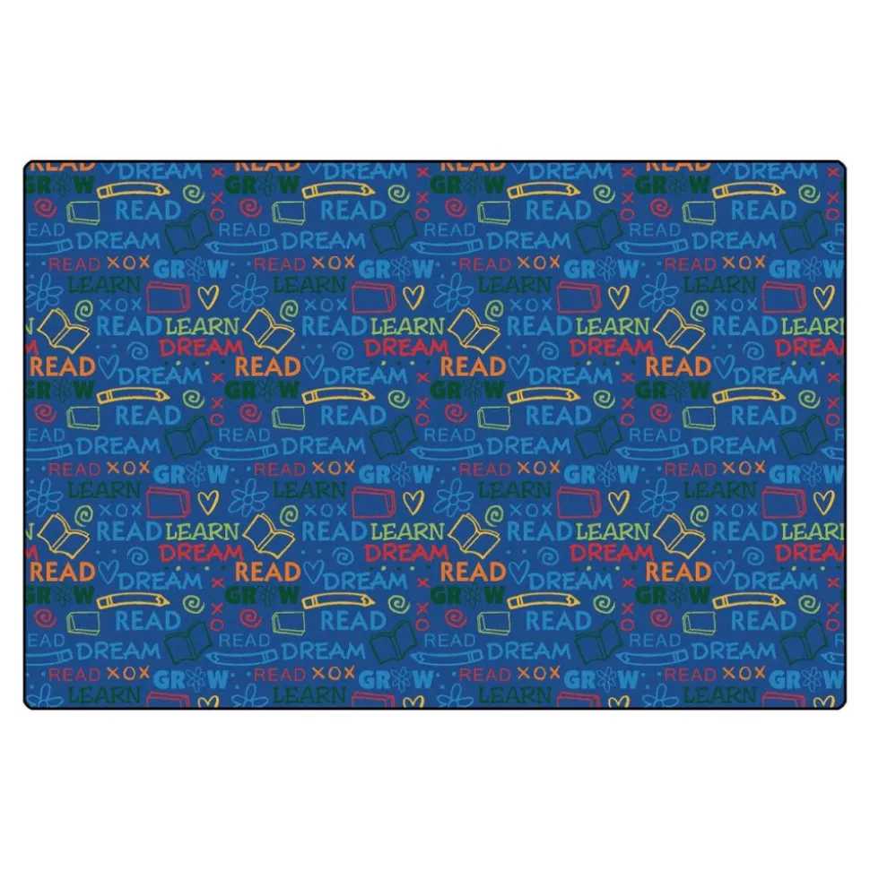 Read to Dream Pattern Rug 6' x 9' Rectangle