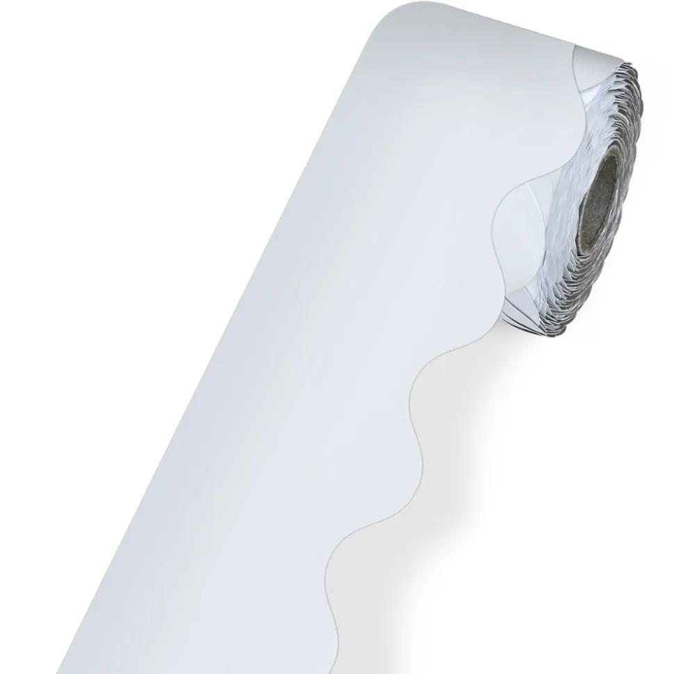 Rolled Scalloped Solid Borders Set of 6