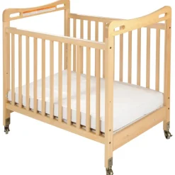 Safe & Sound™ Fixed Side Clearview Compact Crib