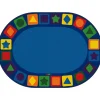 Seating Shapes Carpet 8'3"x 11'8" Oval