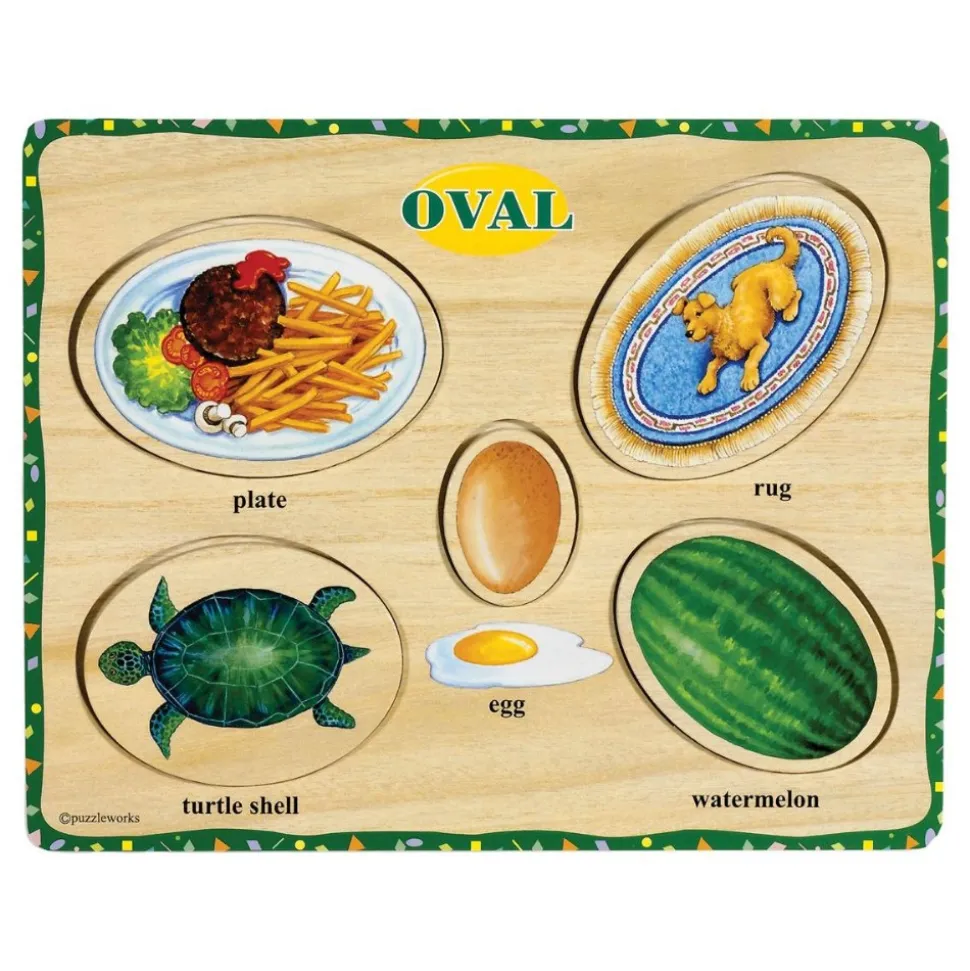 Self-Correcting Shapes Puzzles Set of 6