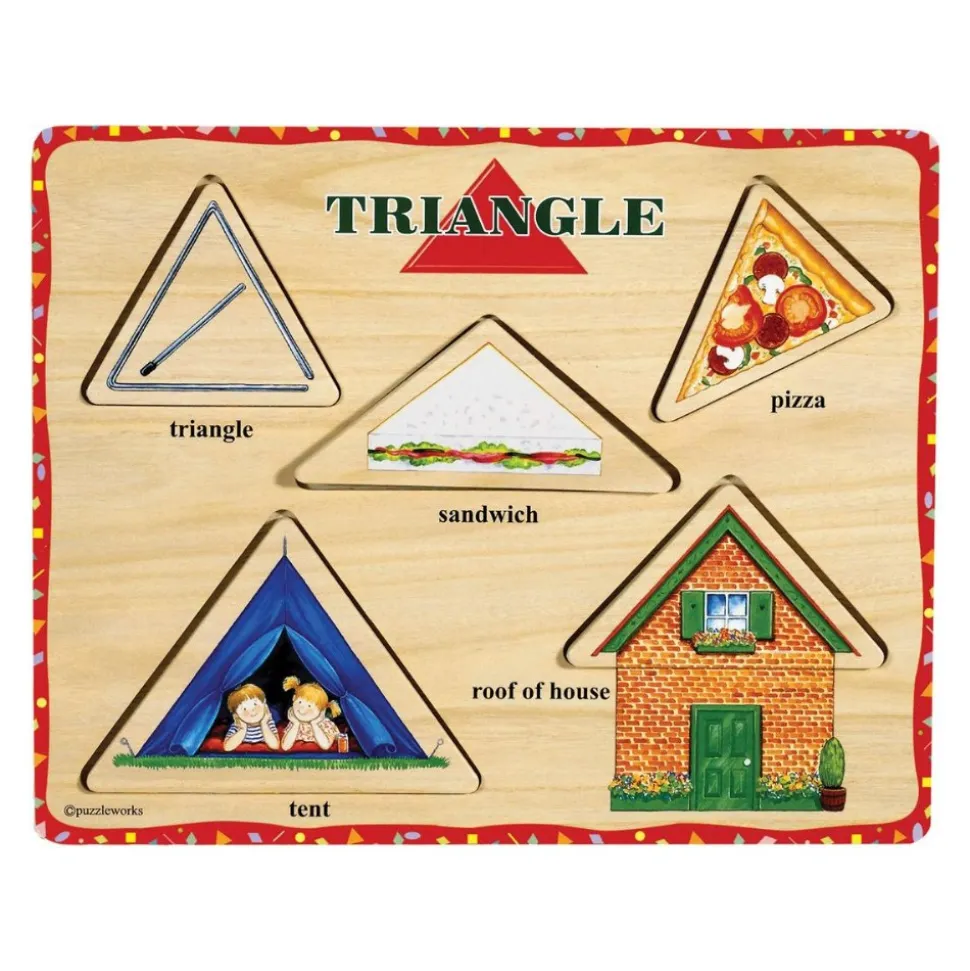 Self-Correcting Shapes Puzzles Set of 6