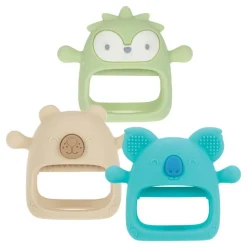 Silicone Teething Mittens Set of 3