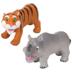 Soft and Squeezable Junior Jungle Safari Animal Playset