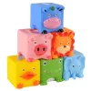 Soft Critters Pop Blocks 6 Pieces