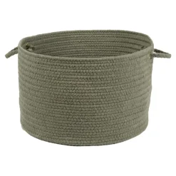 Soft Storage Baskets Set of 3, Moss Green 10