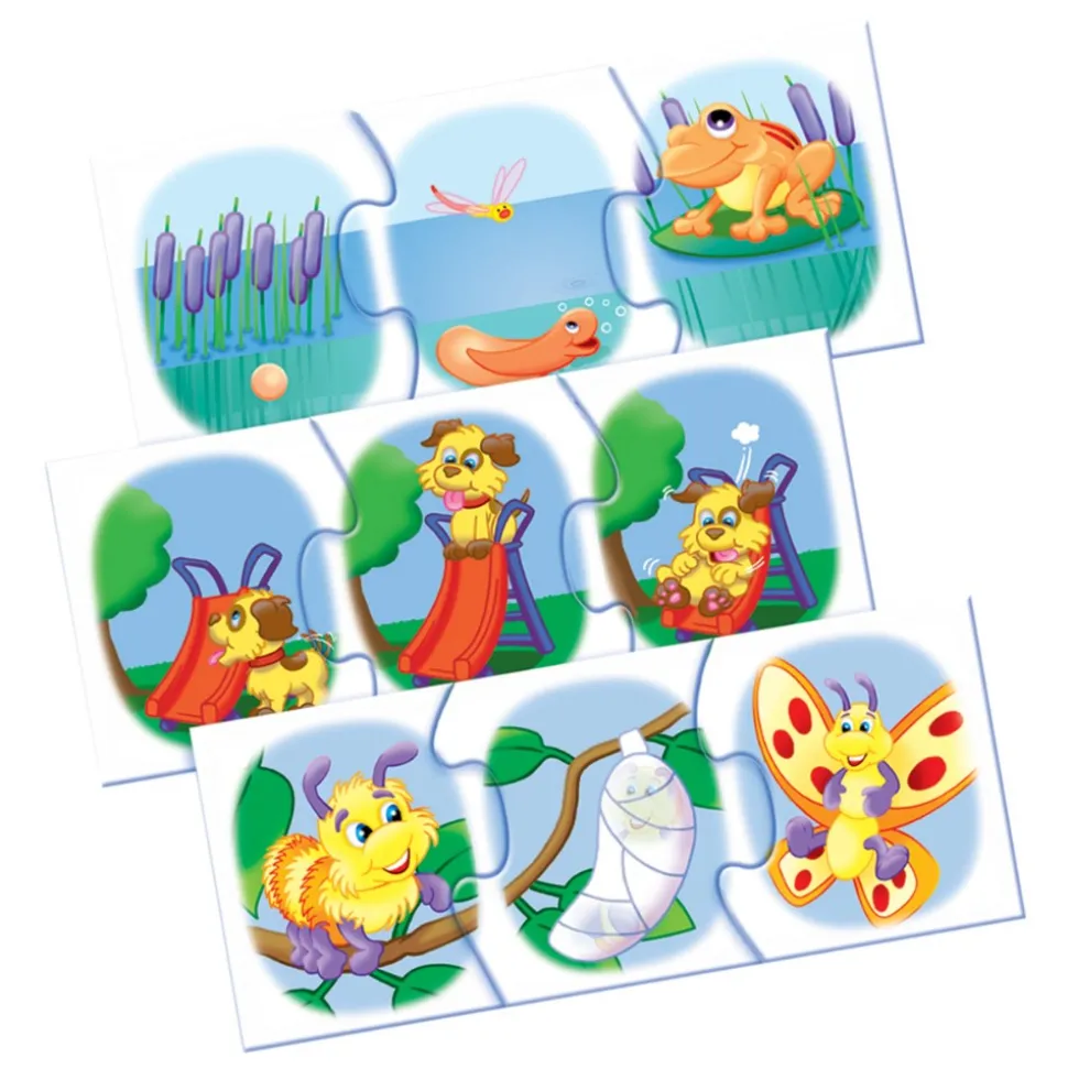 Solve What Happens Next Picture Sequencing Three Scene Puzzle Game