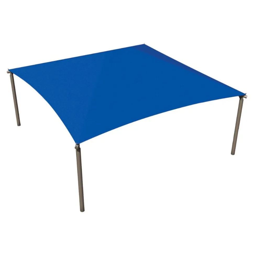 Square Hip 20' x 20' with 8' Entry 4-Post Shade