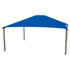 Square Hip 20' x 20' with 8' Entry 4-Post Shade