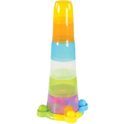 Stack and Drop Transparent Tower