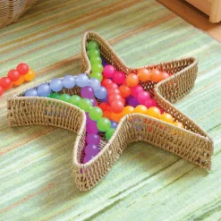 Starfish Washable Wicker Basket