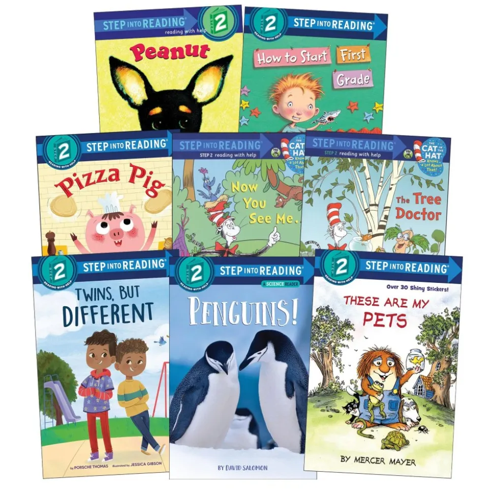 Step Into Reading Books Level 2 Set of 8