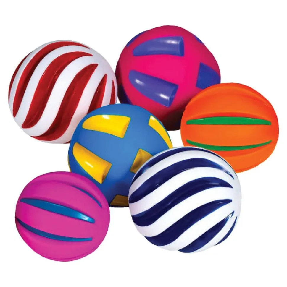 Tactile Squeaky Balls Set of 6