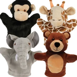 Tiny Friends Zoo Puppets Set of 4