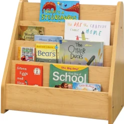 Toddler 4-Shelf Book Display Natural