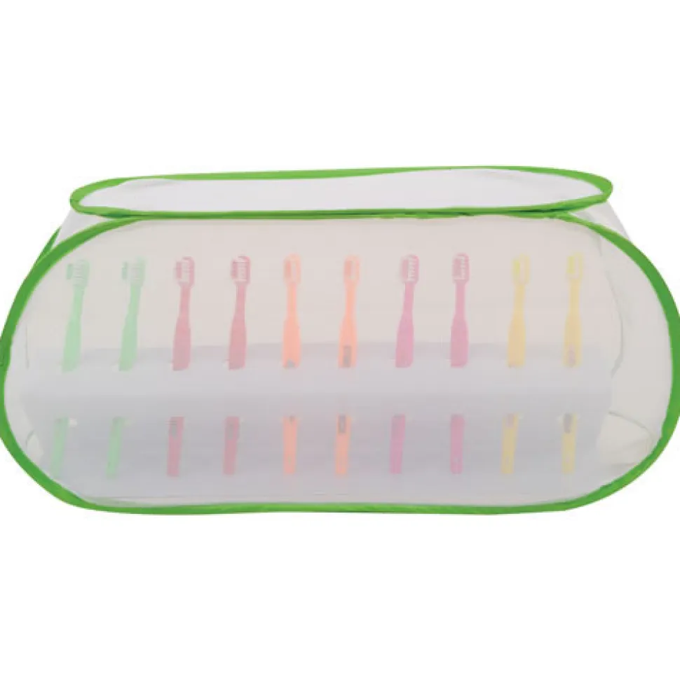 Toothbrush Rack Toothbrushes and Cover Set