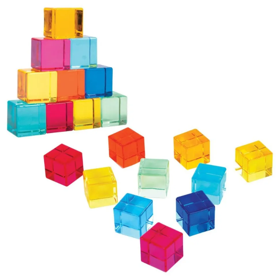 Translucent Sensory Gem Cubes