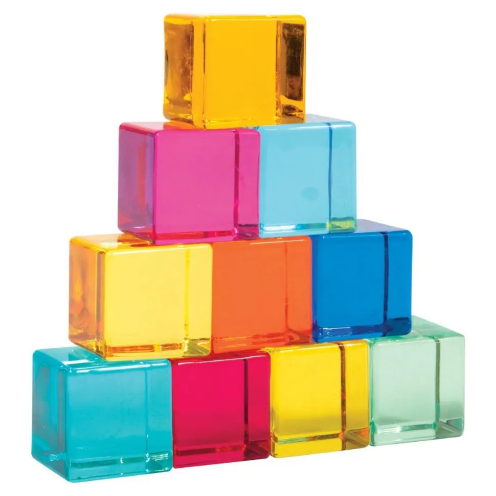 Translucent Sensory Gem Cubes
