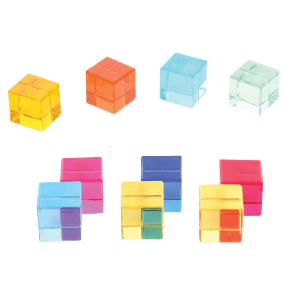 Translucent Sensory Gem Cubes