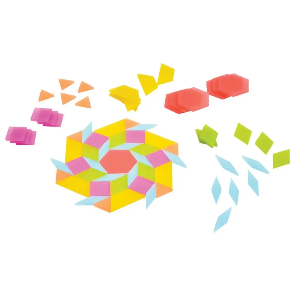 Translucent Tangram Tiles 250 Pieces