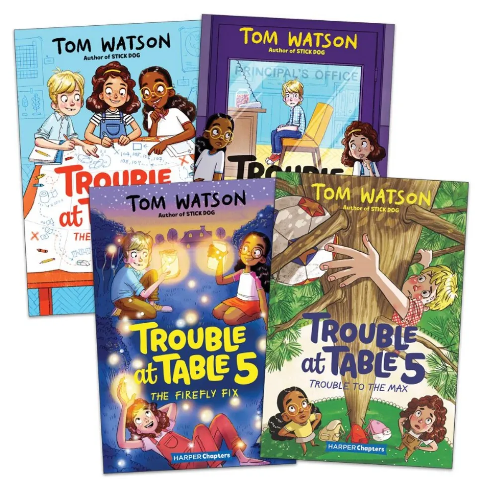 Trouble at Table 5 Books Set of 4