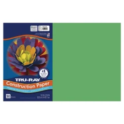 Tru-Ray Premium Heavyweight Multicolor Assortment Construction Paper