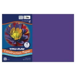 Tru-Ray Premium Heavyweight Multicolor Assortment Construction Paper