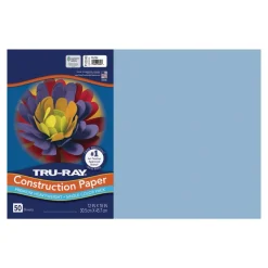 Tru-Ray Premium Heavyweight Multicolor Assortment Construction Paper