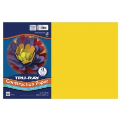 Tru-Ray Premium Heavyweight Multicolor Assortment Construction Paper