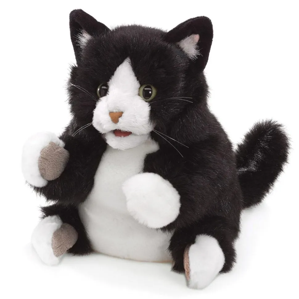 Tuxedo Kitten Hand Puppet