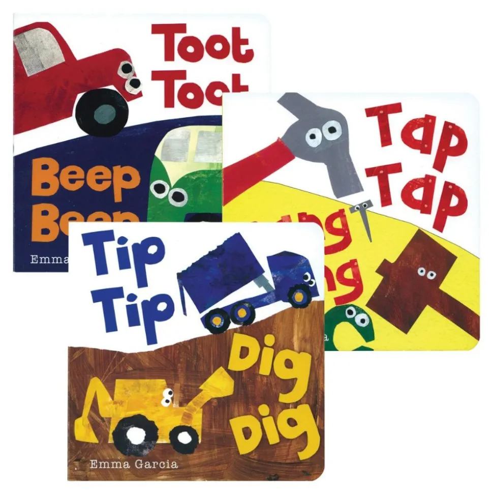 Vehicle and Construction Board Books Set of 3