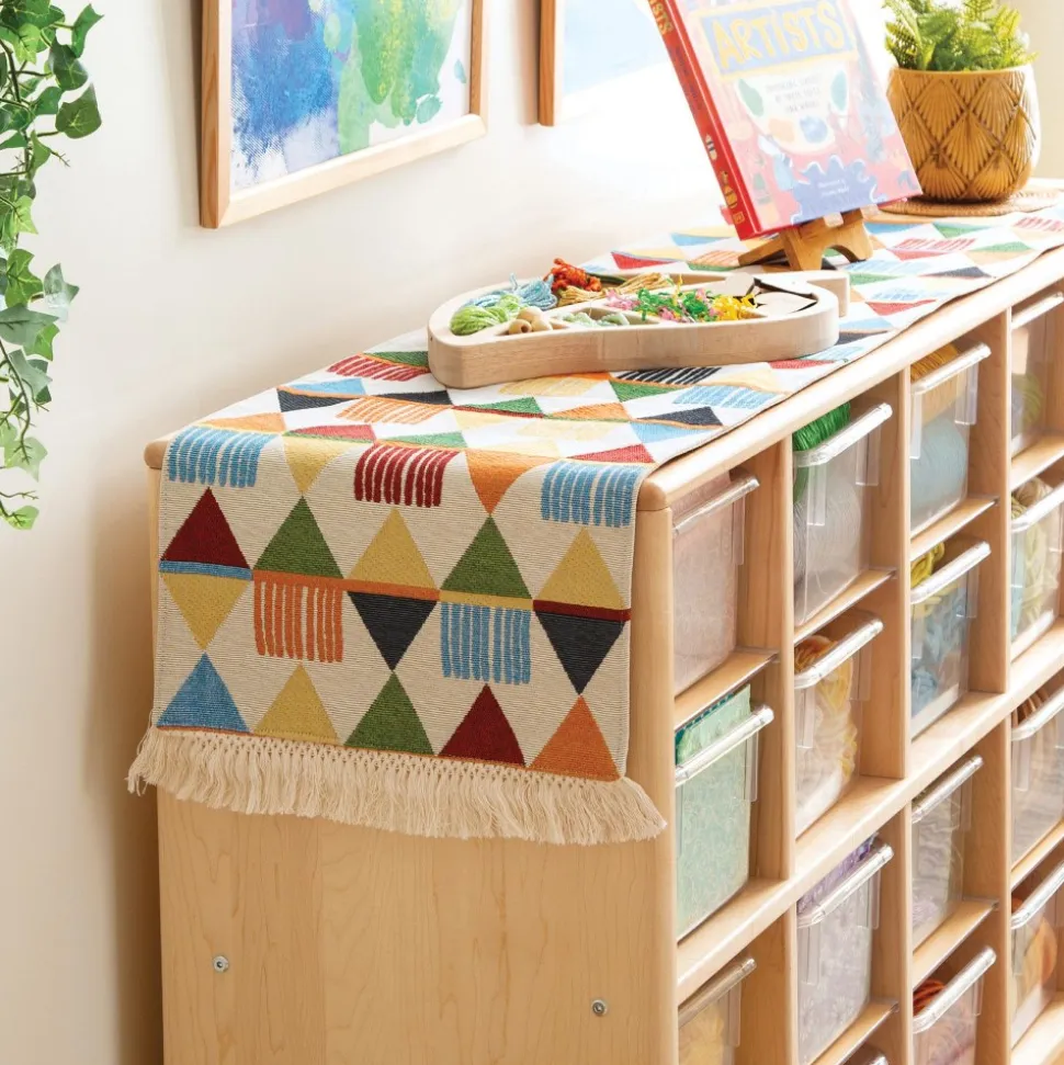 Vivid Primary Decorative Runner