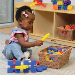 Waffle Blocks Manipulative Set 42 Pieces