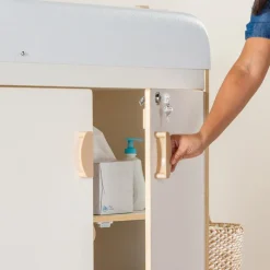 White Changing Table with Stairs