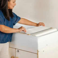White Changing Table with Stairs