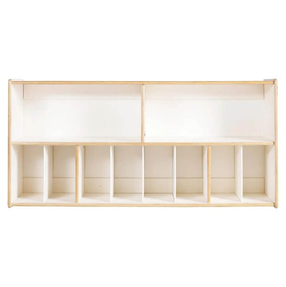 White Wall Diaper Storage