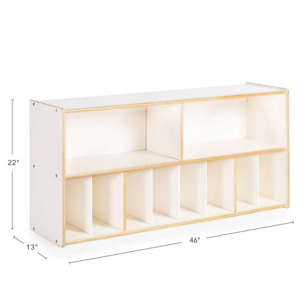 White Wall Diaper Storage